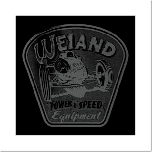 Retro Weiand Power & Speed Equipment Logo Posters and Art